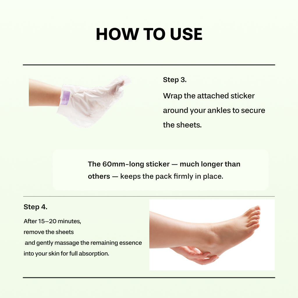 BAREN Centella Deep Soothing Ritual Foot Mask