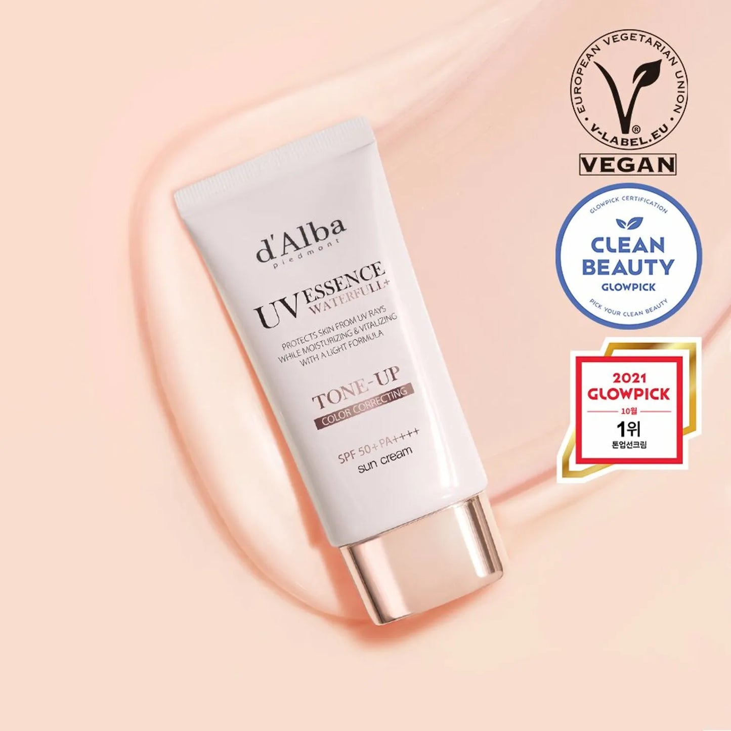 d'Alba Waterfull Tone-Up Sun Cream SPF 50+ PA++++