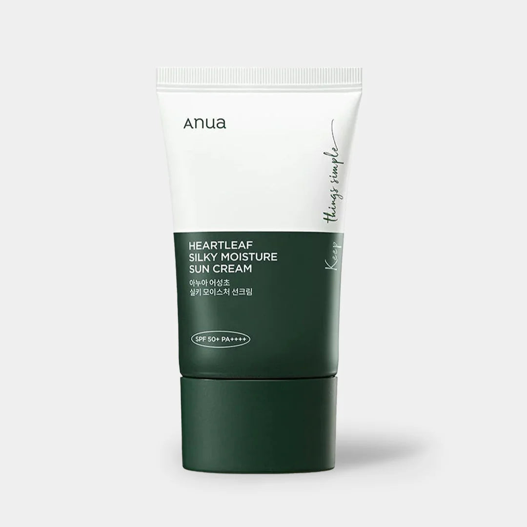 ANUA Heartleaf Silky Moisture Sun Cream SPF50