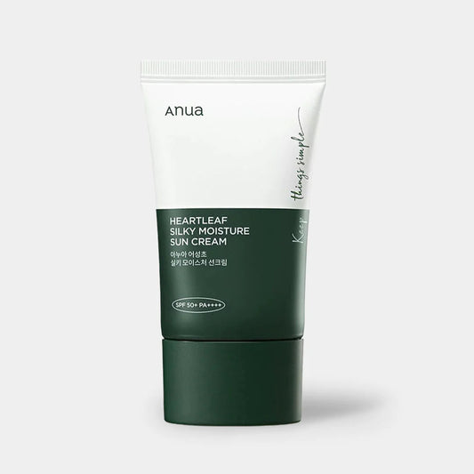 ANUA Heartleaf Silky Moisture Sun Cream SPF50