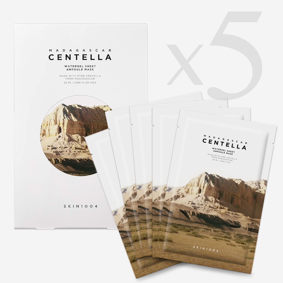 SKIN1004 Madagascar Centella Ampoule Mask 5EA
