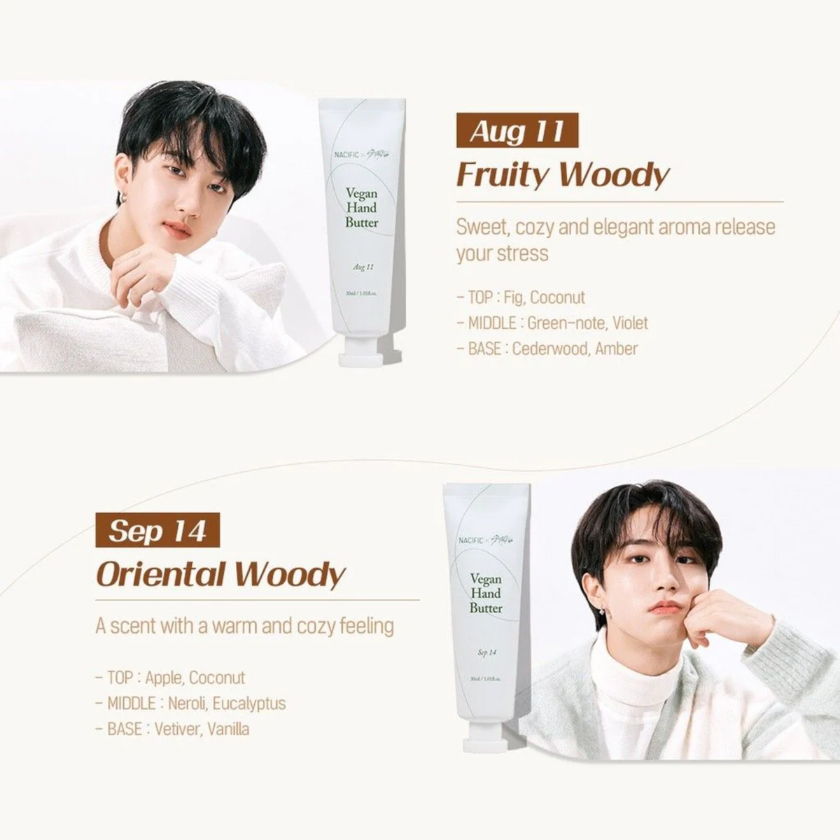 NACIFIC LIMITED Vegan Hand Butter Set x Stray Kids Collaboration (1 kom)