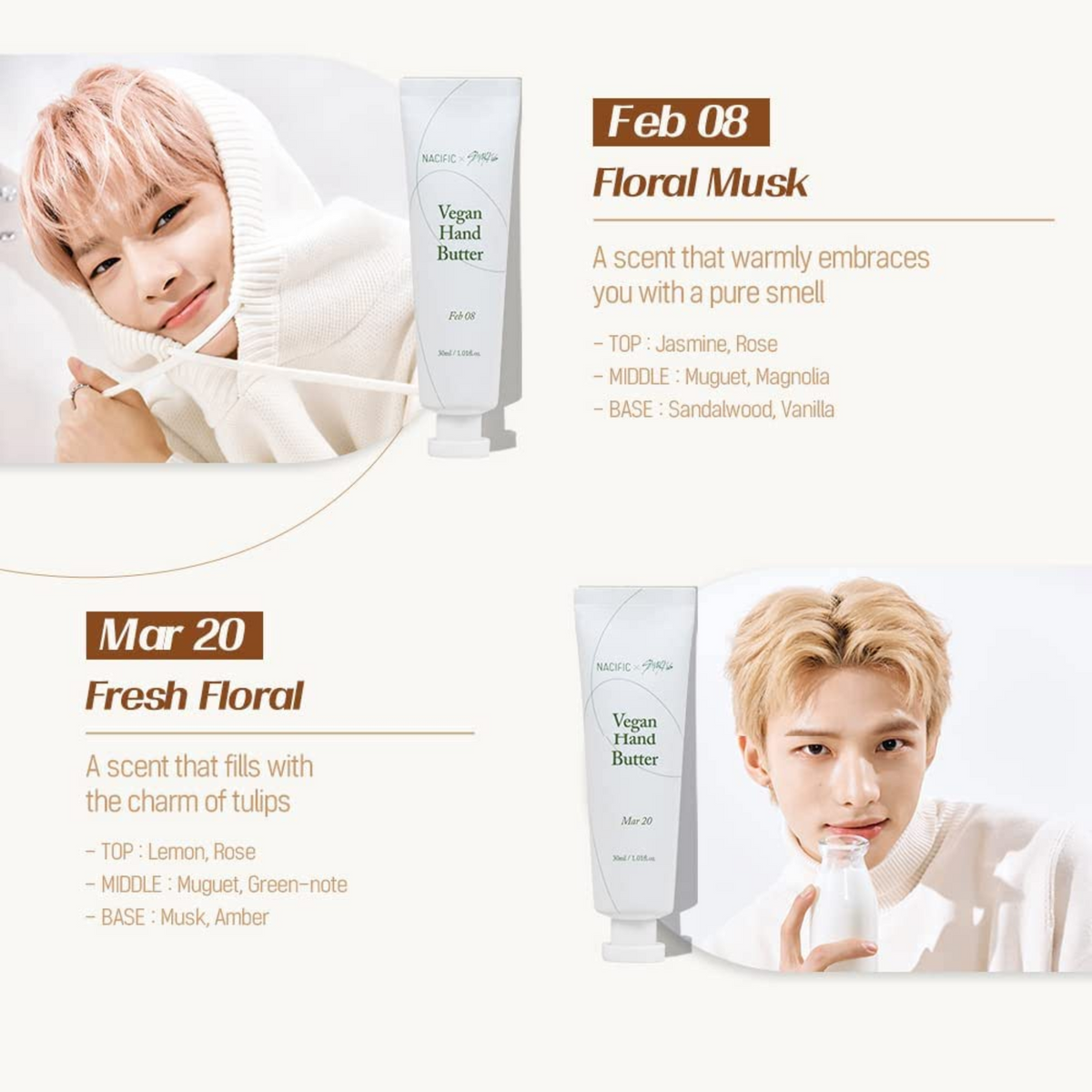 NACIFIC LIMITED Vegan Hand Butter Set x Stray Kids Collaboration (1 kom)