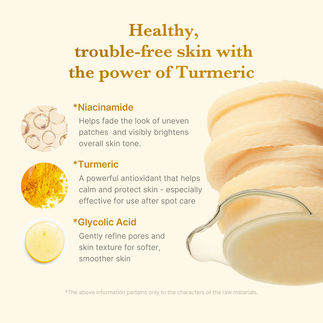 Medicube Kojic Acid Tumeric Toner Pad