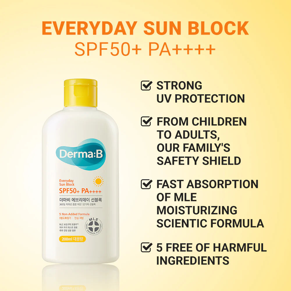 DERMA:B Derma-B Everyday Sun Block SPF50+ PA++++