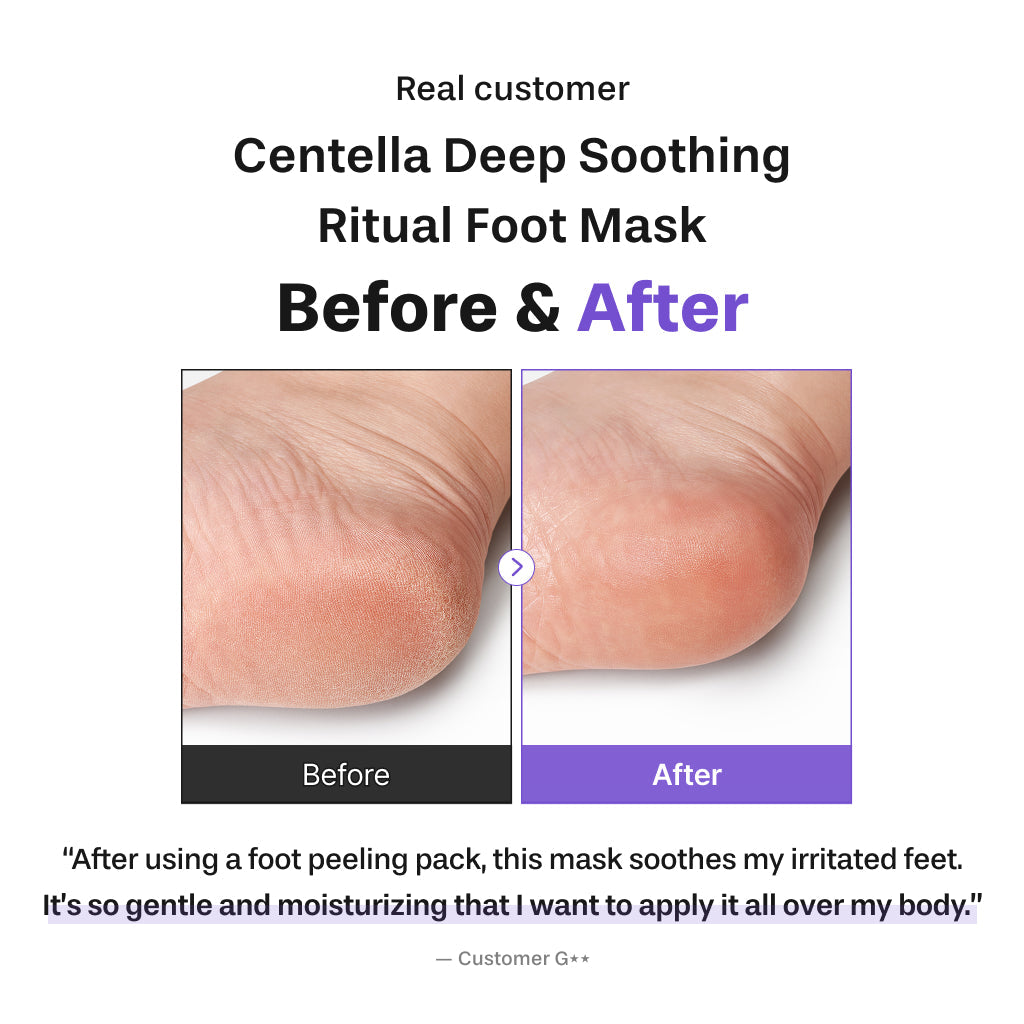 BAREN Centella Deep Soothing Ritual Foot Mask