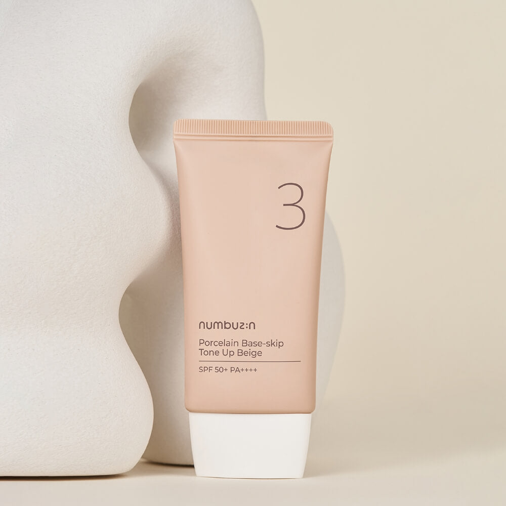 numbuzin No.3 Porcelain Base-skip Tone Up Beige SPF50+ PA++++