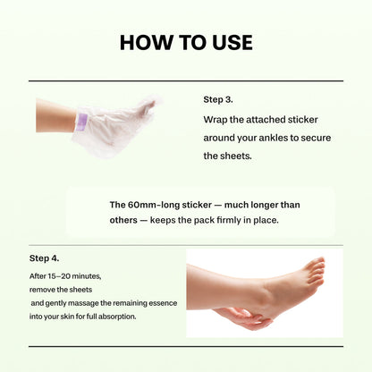 BAREN Centella Deep Soothing Ritual Foot Mask