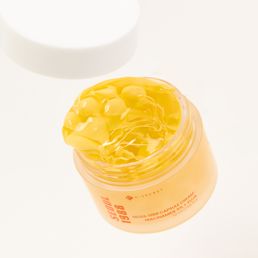 K-SECRET Capsule Cream: Niacinamide 5% + Yuja