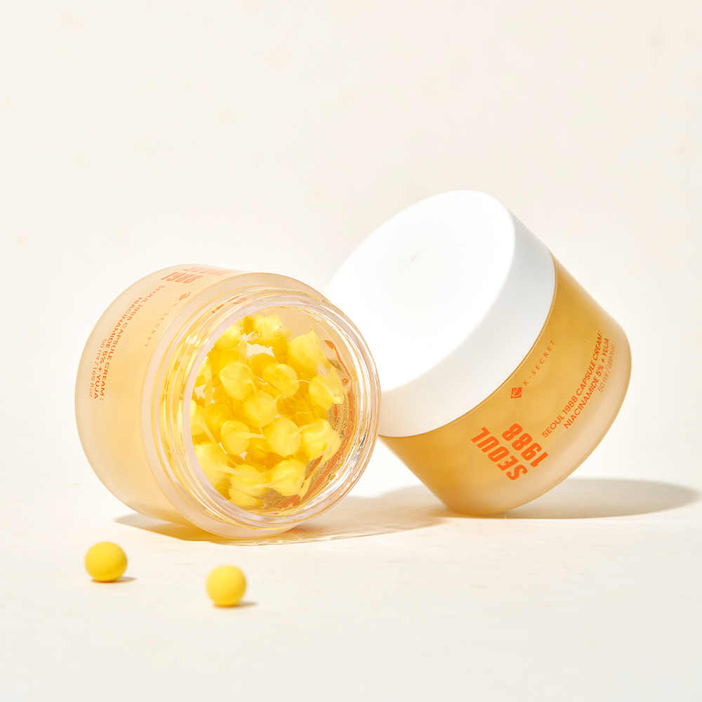 K-SECRET Capsule Cream: Niacinamide 5% + Yuja