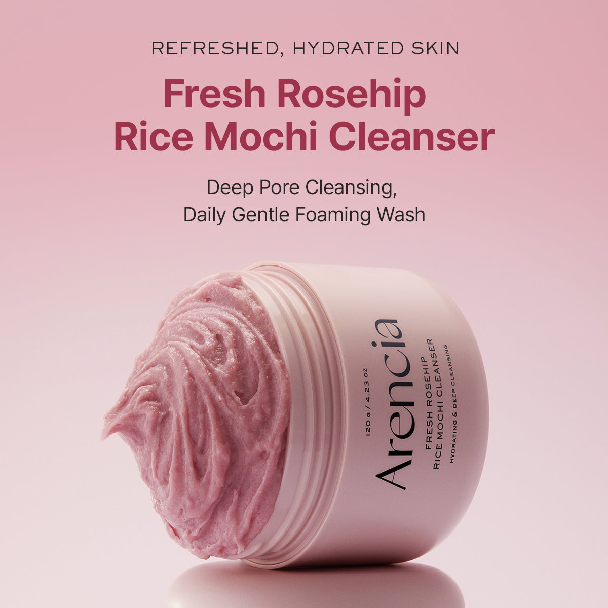 Arencia Fresh Rosehip Rice Mochi Cleanser