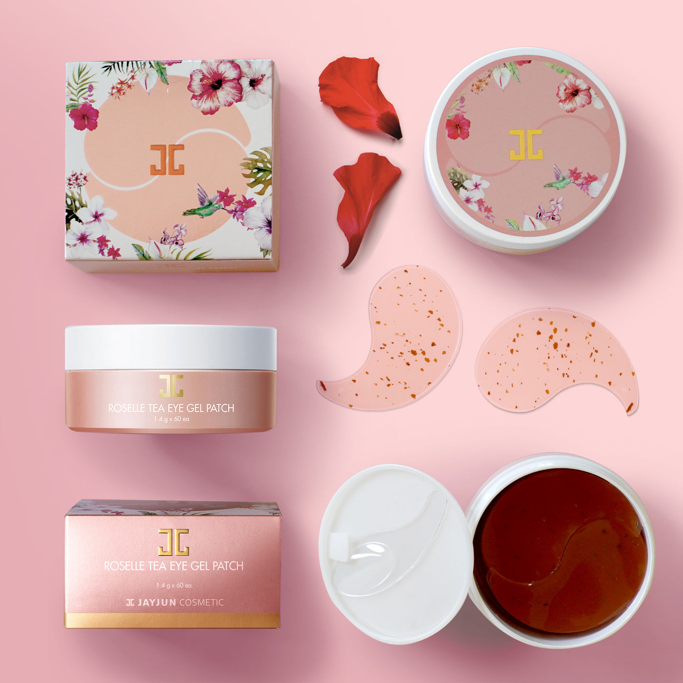 Jayjun Roselle Tea Eye Gel Patch (60ea)