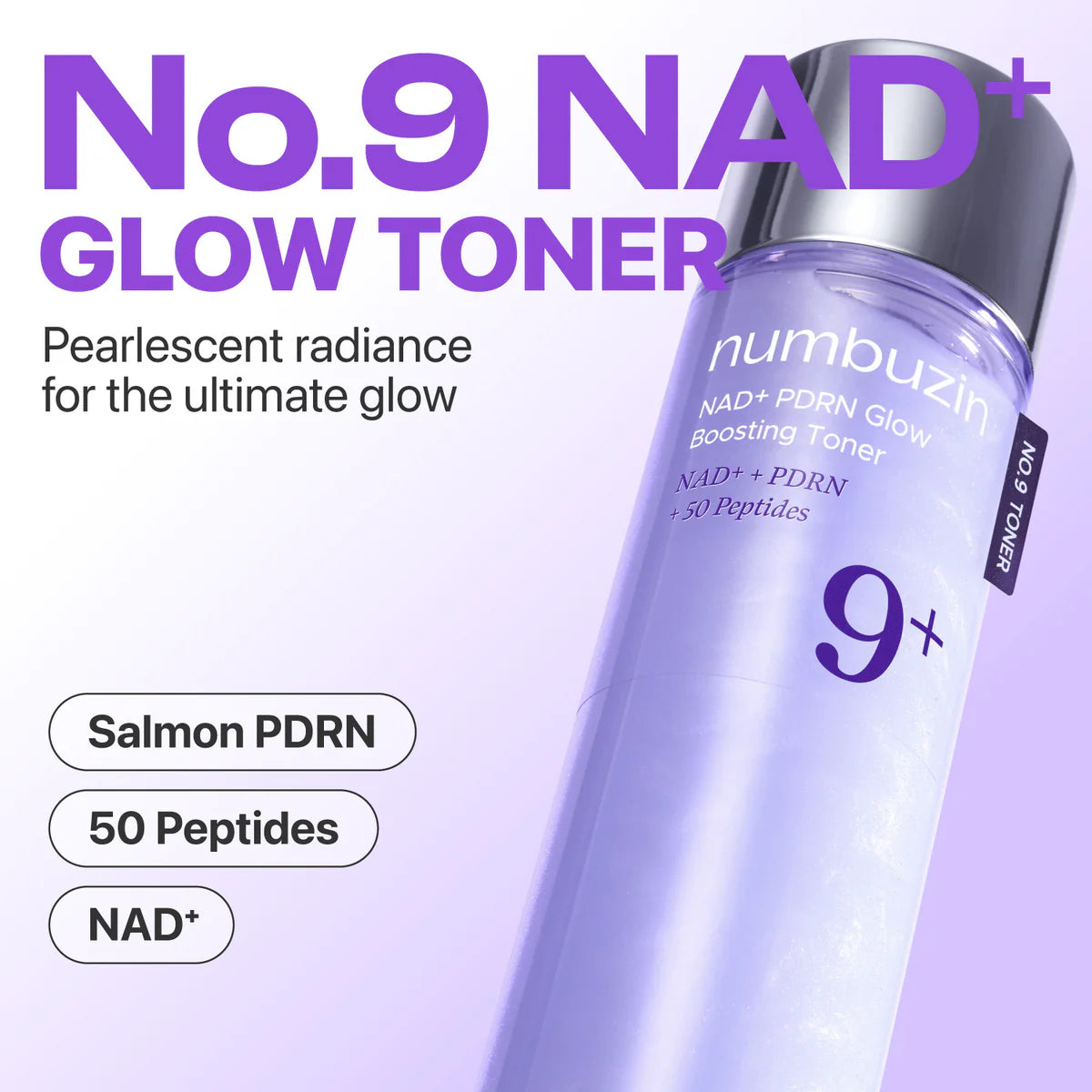 Numbuzin No.9 NAD PDRN Glow Boosting Toner