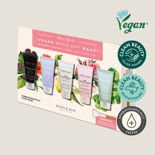 Mary&May Vegan Wash Off Mask Mini Gift Set (30g x5)