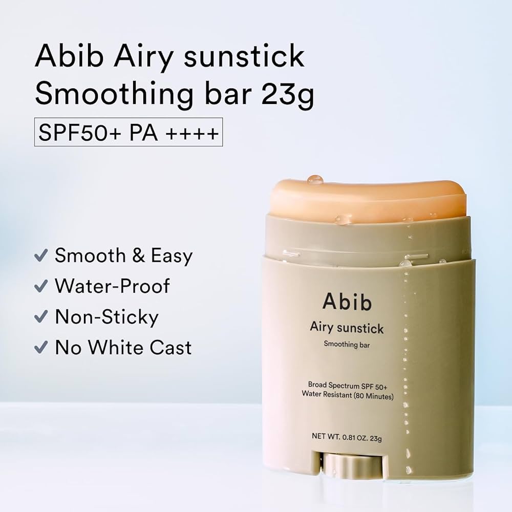 Abib Airy Sunstick Smoothing Bar SPF50+ PA++++