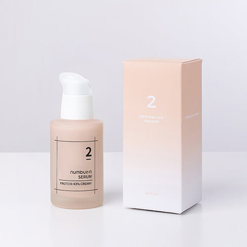 numbuzin No.2 Protein 43% Creamy Serum