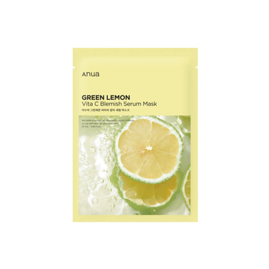 ANUA Green Lemon Vita C Blemish Serum Mask