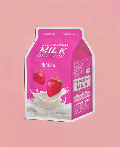 A'PIEU Strawberry Milk One Pack Mask