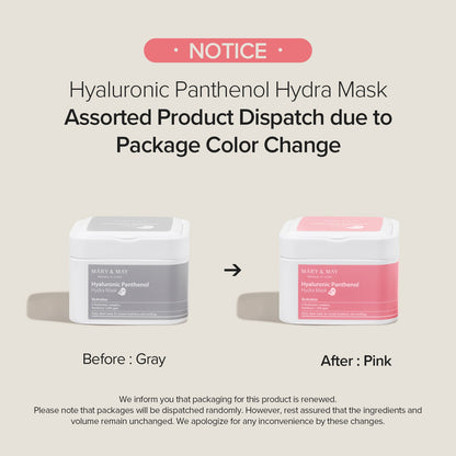 Mary&May Hyaluronic Panthenol Hydra Mask (30pcs)