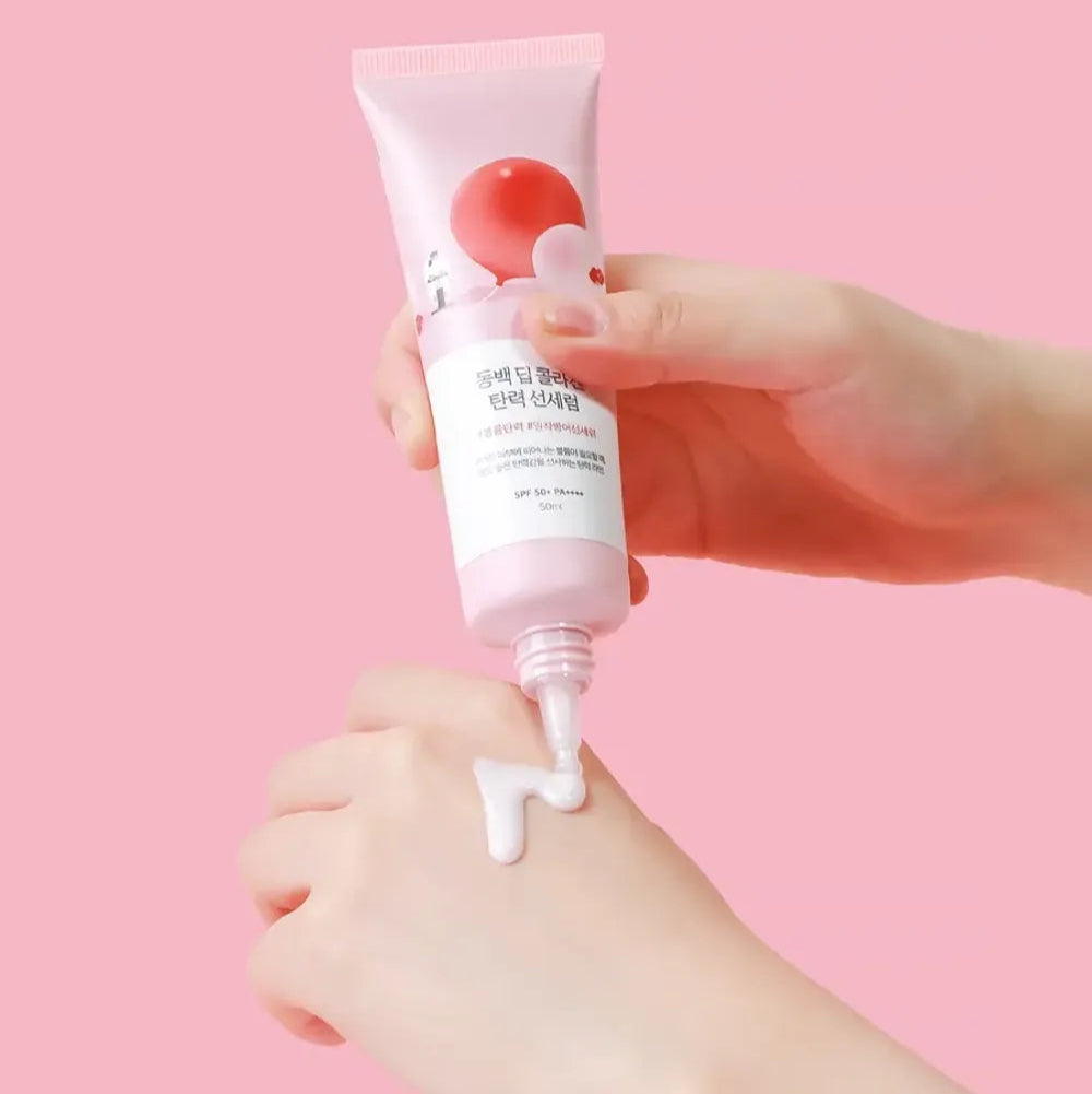 Round Lab Camellia Deep Collagen Firming Sun Serum