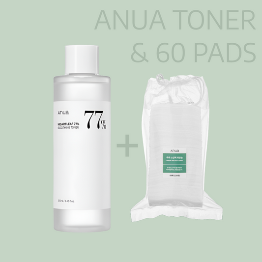 ANUA TONER & 60 PADS SET