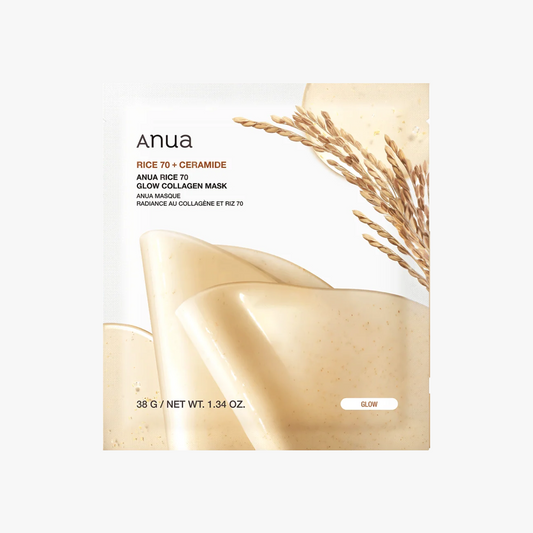 ANUA Rice 70 Glow Collagen Mask