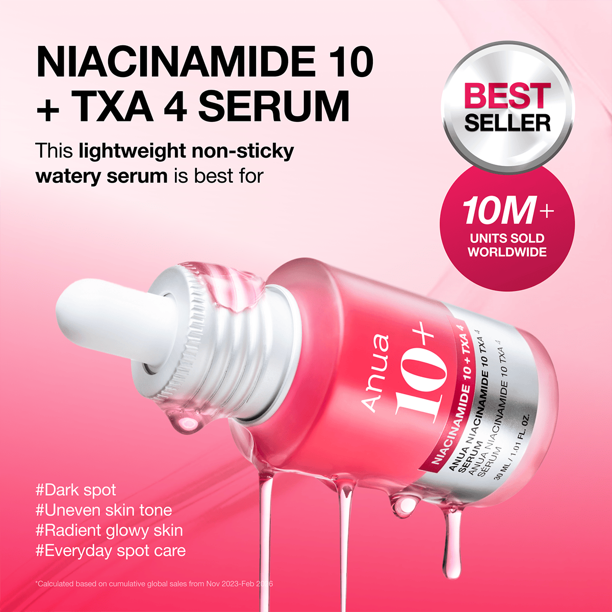 ANUA Niacinamide 10% + TXA 4% Serum