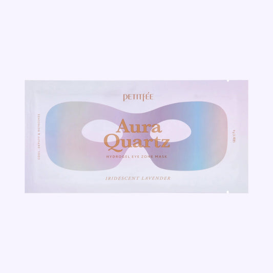 PETITFEE Aura Quartz Hydrogel Eye Zone Mask – Iridescent Lavender