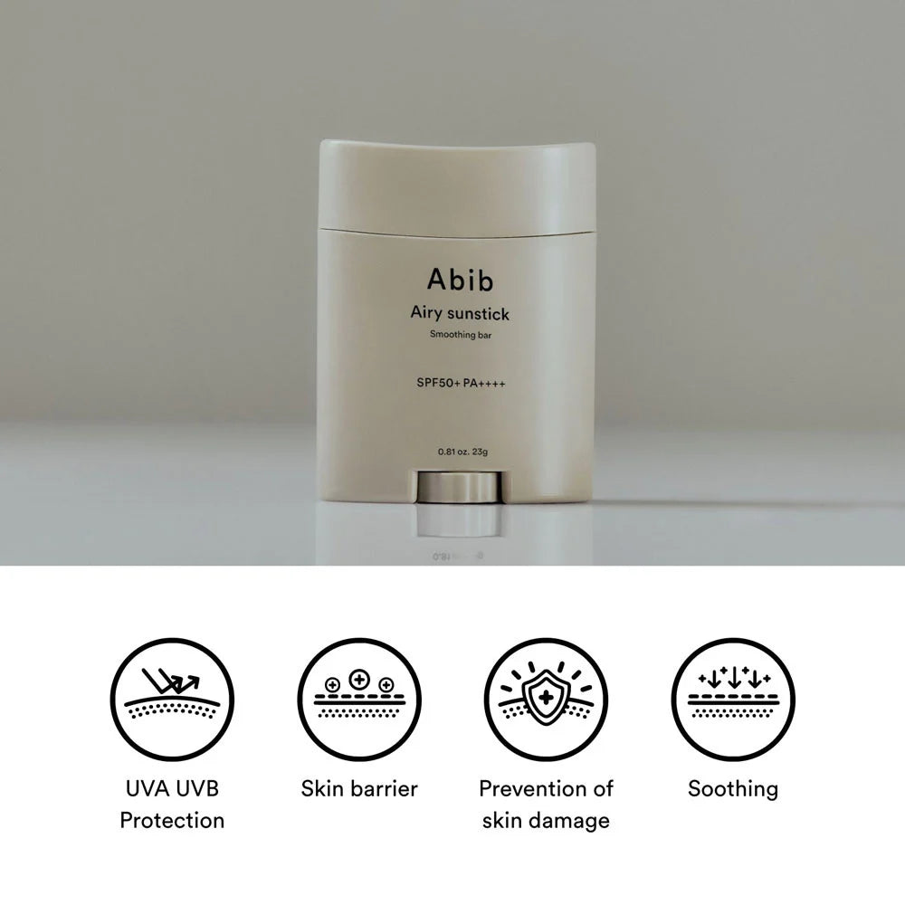 Abib Airy Sunstick Smoothing Bar SPF50+ PA++++