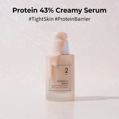 numbuzin No.2 Protein 43% Creamy Serum