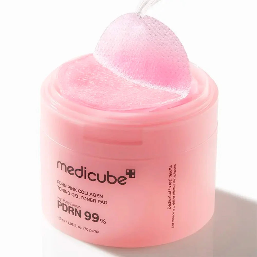 Medicube PDRN Pink Collagen Toning Gel Toner Pad