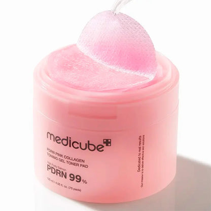 Medicube PDRN Pink Collagen Toning Gel Toner Pad