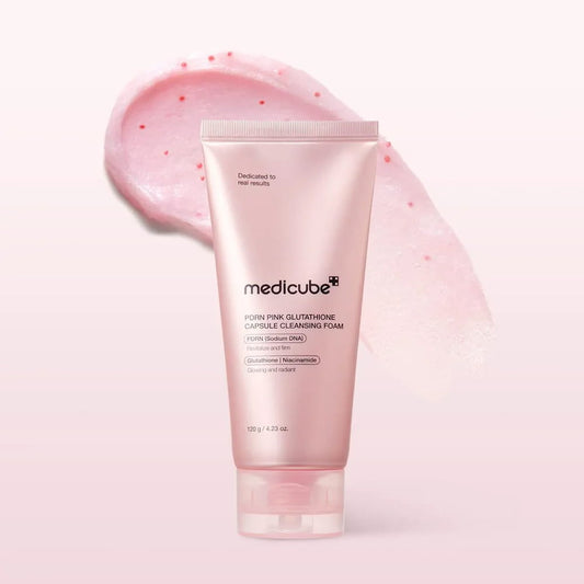 Medicube PDRN Pink Glutathione Capsule Cleansing Foam