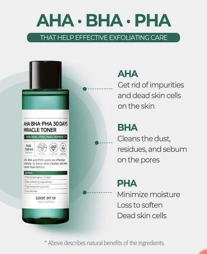 SOME BY MI AHA.BHA.PHA 30 Days Miracle Toner